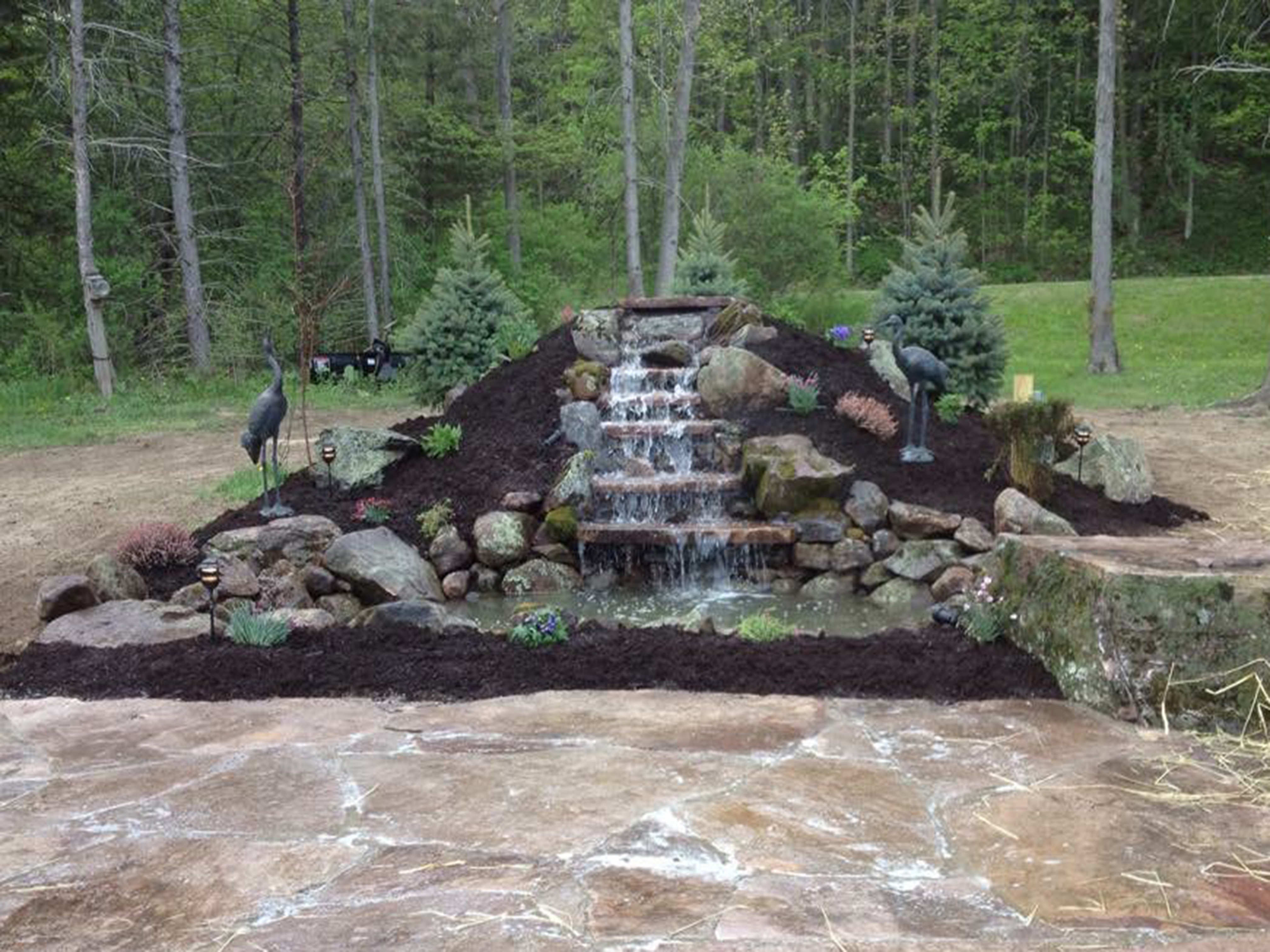 Backyard Waterfall