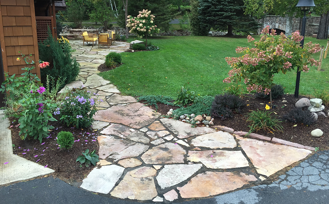 Natural Stone Walkway