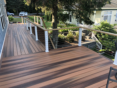 Composite Deck and Cable Railings