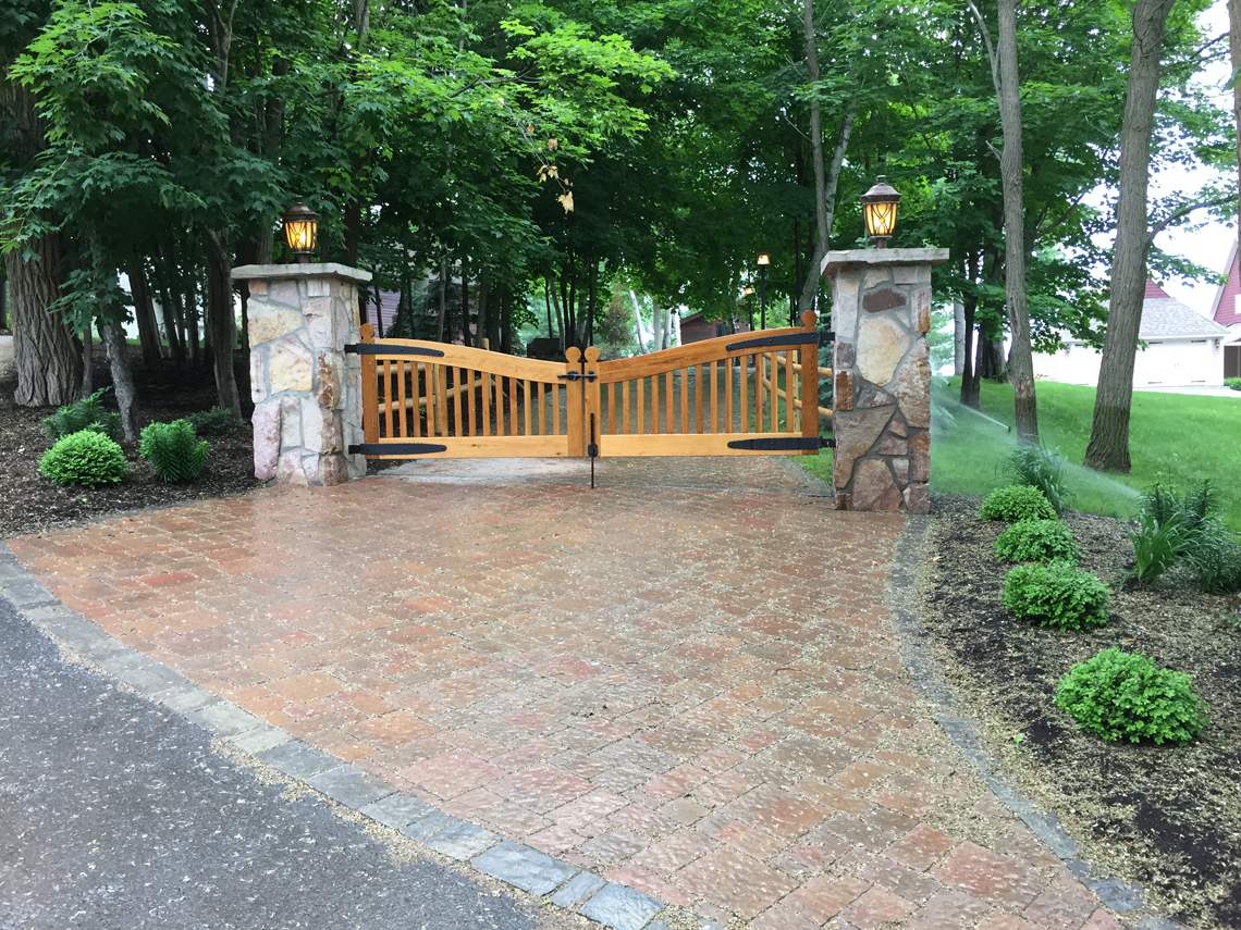 Custom Built Cedar Gates 2