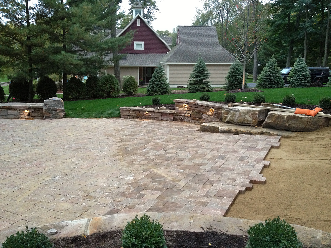 Driveway pavers and Stackstone Walls 2