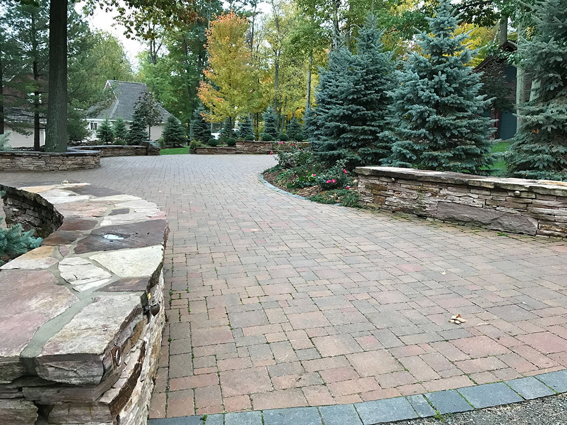 Pavers and Sandstone Walls Complete 2