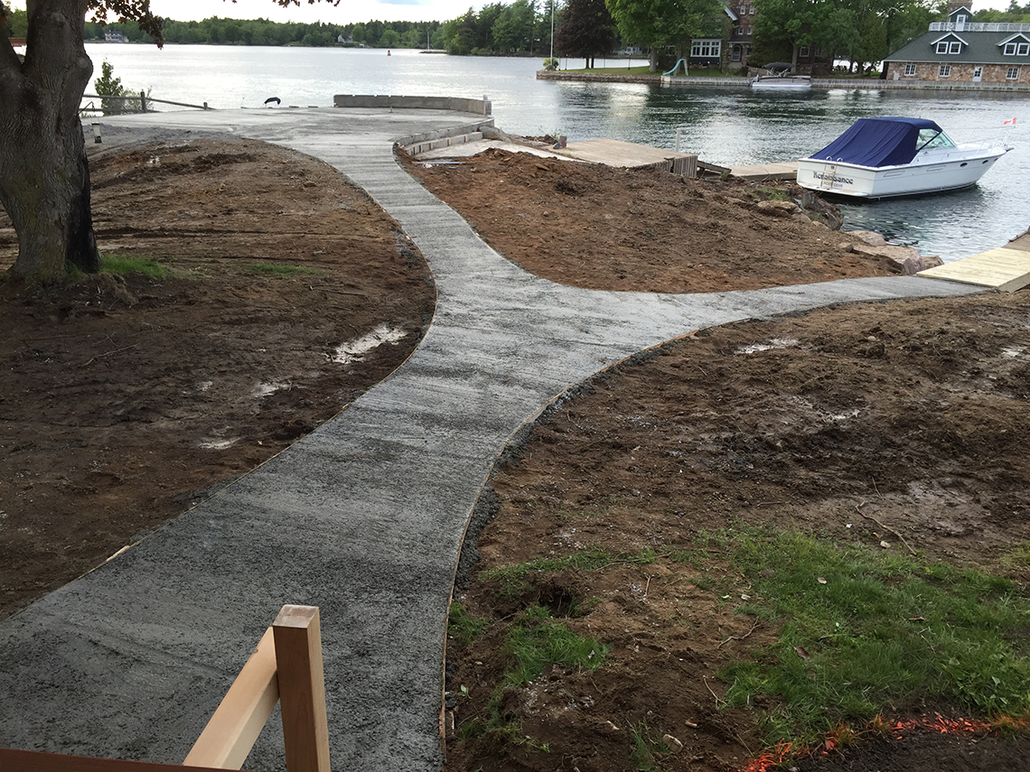Concrete Finished - Ready for Flagstone