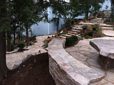 Stairs & Terraces on Hillside