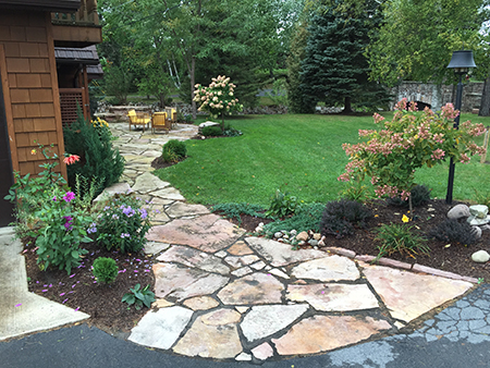 Landscaped Walkway