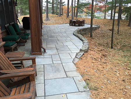 Paver Sidewalk and Patio