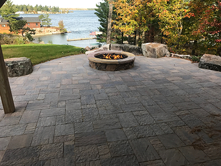 Paver Patio and Firepit