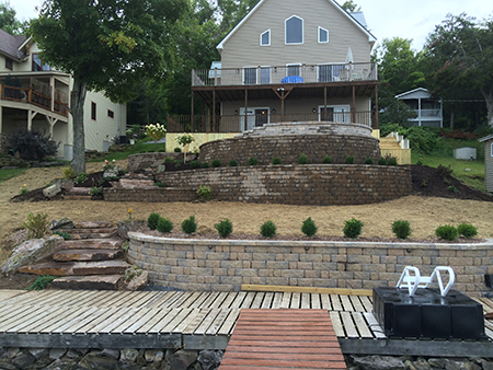 Retaining Wall & Terraces