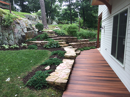 Flagstone Pool Deck