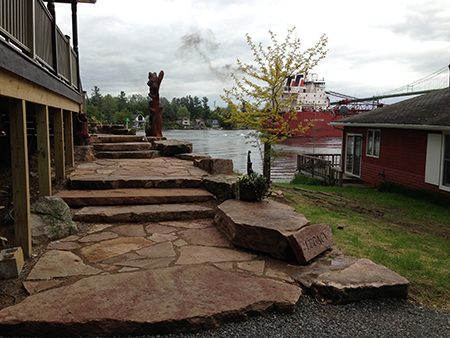 Flagstone Pool Deck