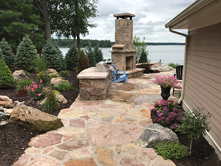 Outdoor Fireplace