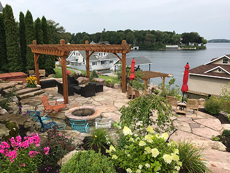 Flagstone Patio & Firepit